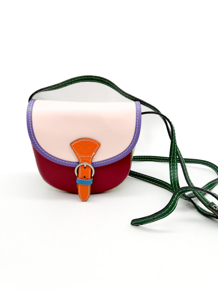 Bolso de Piel con Diseño Colorido y Exclusivo