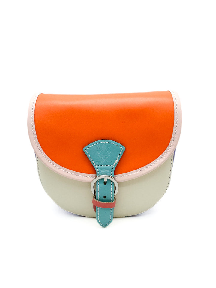 Bolso de Piel con Diseño Colorido y Exclusivo