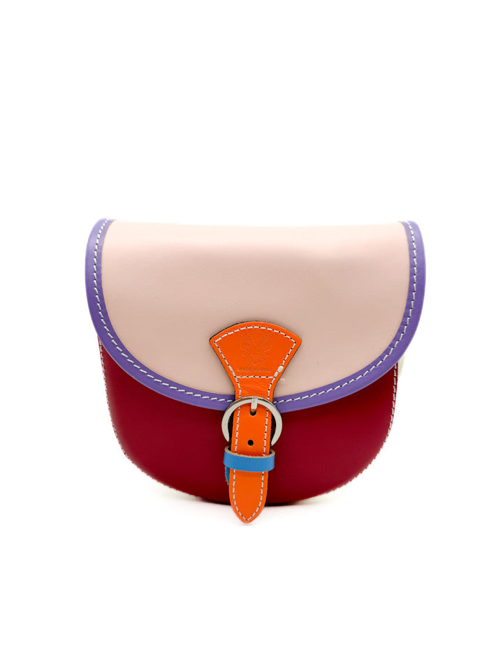 Bolso de Piel con Diseño Colorido y Exclusivo