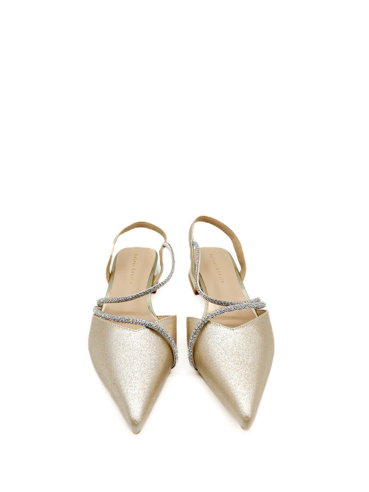 Zapatos de Fiesta Tacón Bajo Brillantes 588-391