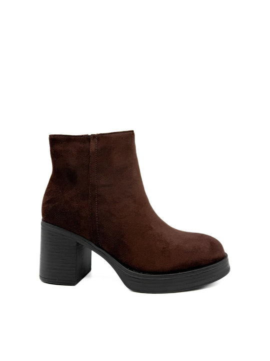 Botines de Tacón Ancho y Plataforma