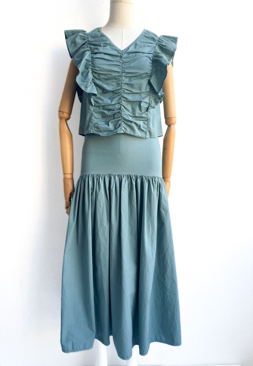 Conjunto Romántico-Blusa y Falda por Separado