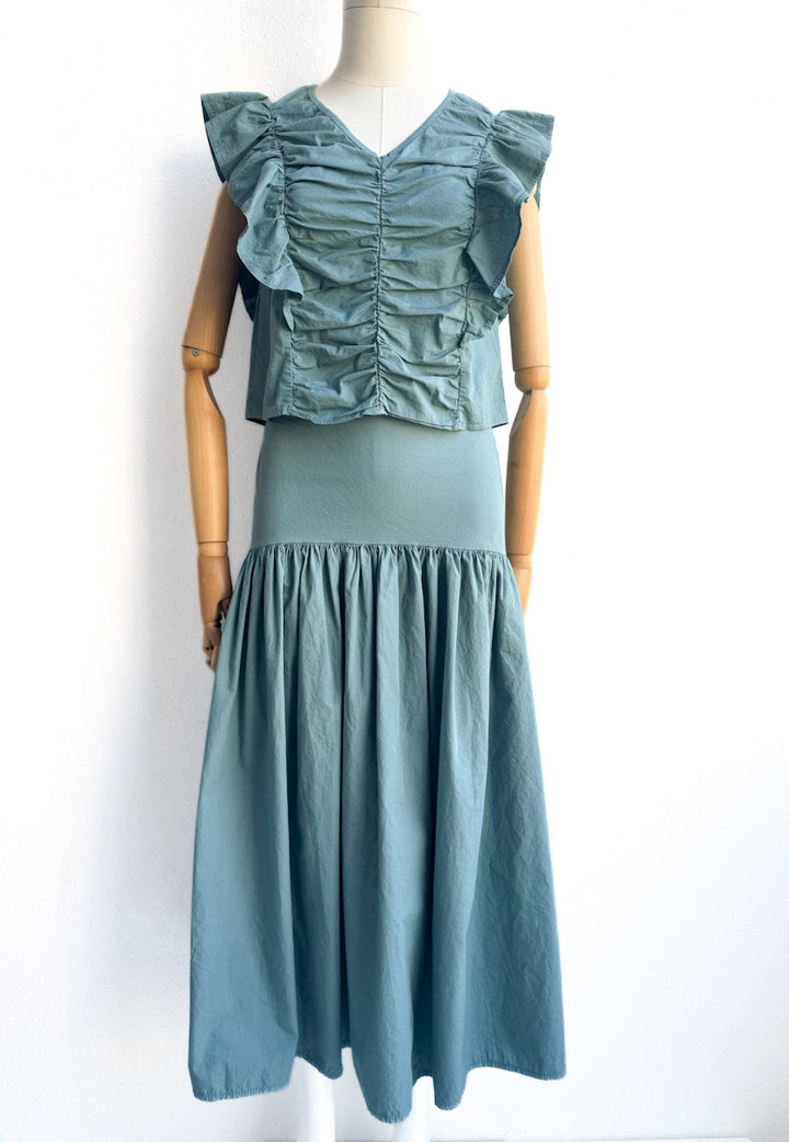 Conjunto Romántico-Blusa y Falda por Separado