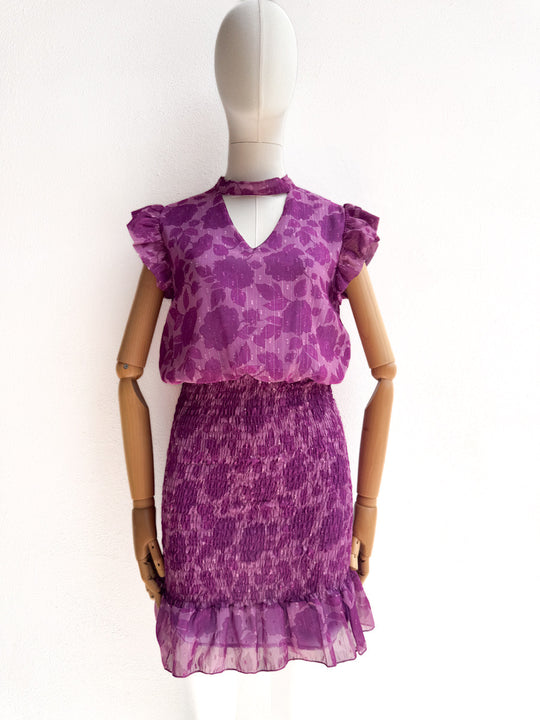 Vestido Floral Estilo Romántico Buganvia única