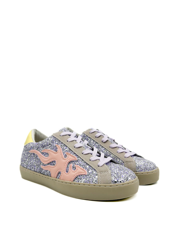 Zapatillas Purpurina Para Mujer Referencia H9065