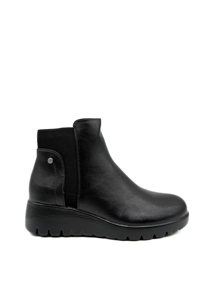 Botines Cuña Baja con Elástico Lateral