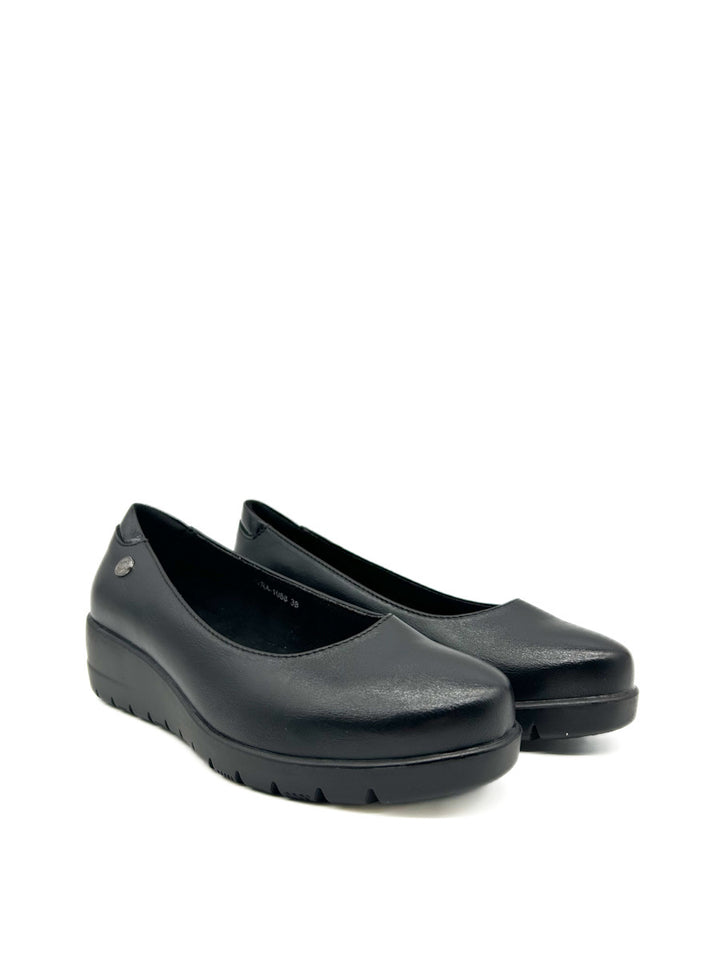 Zapato Cuña Negro Mujer Referencia VRA-1088