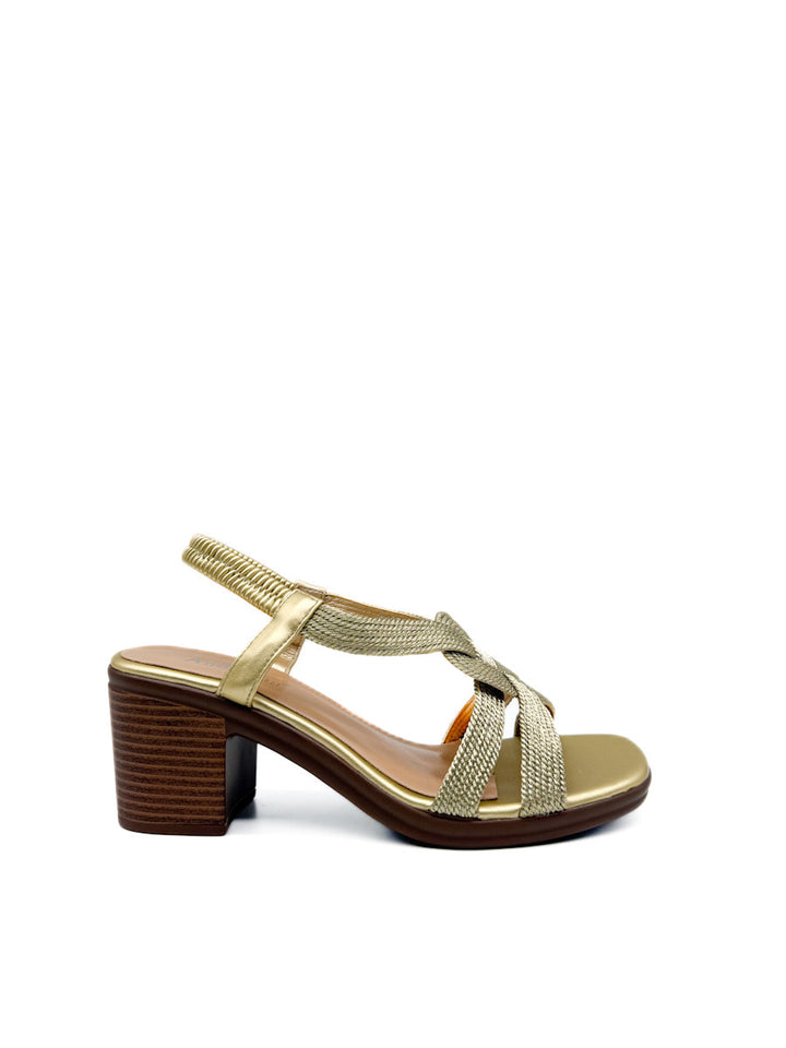 Elegantes Sandalias con Detalle Entrelazado