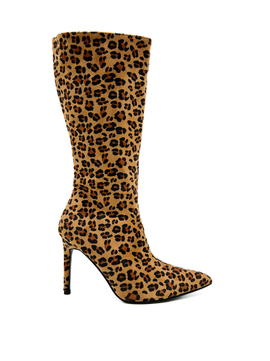 Bota Mujer Alta Leopardo YZ226 Leopardo