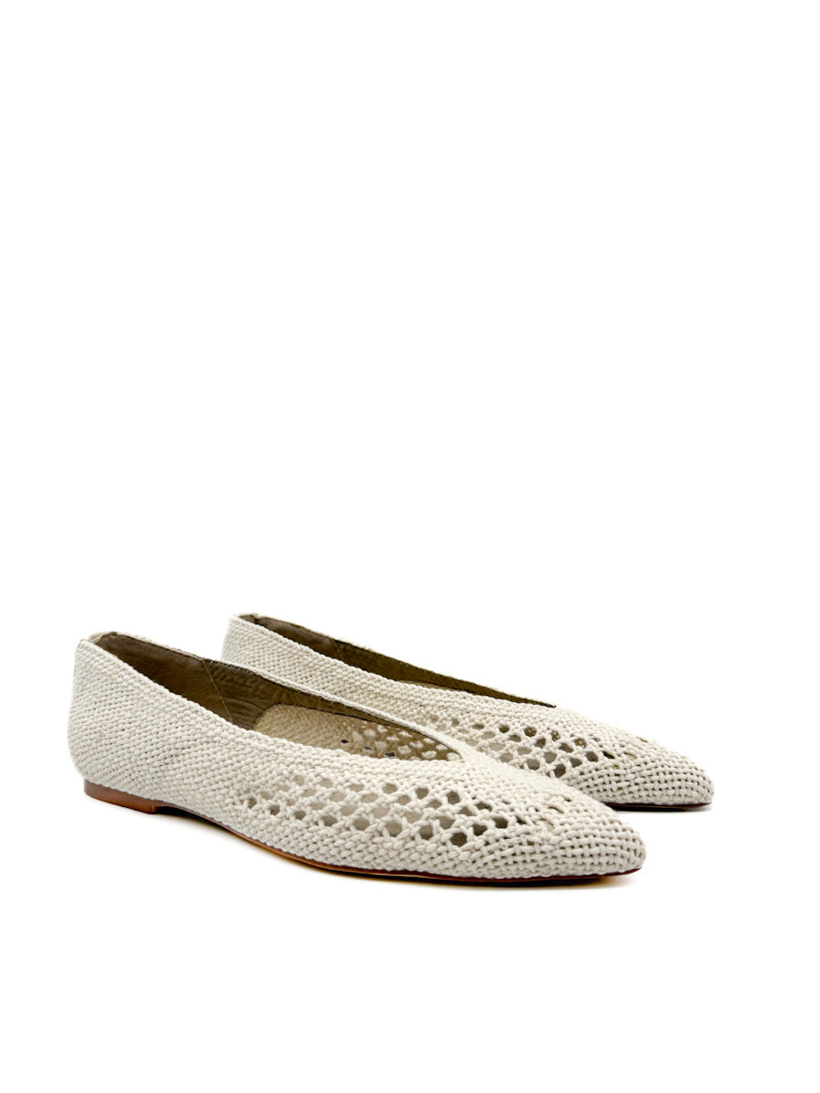 Bailarinas Planas Crochet Corina M5191