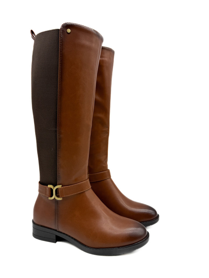 Botas Altas con Elástico Estilo Clásico