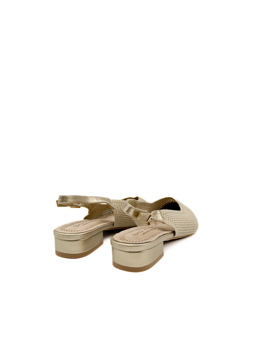 Bailarinas destalonadas tejido calada