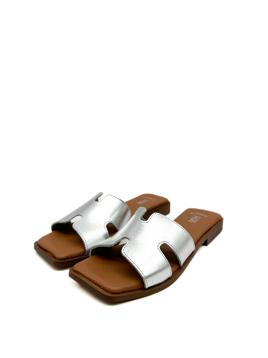 Sandalias Mules  Piel Mujer