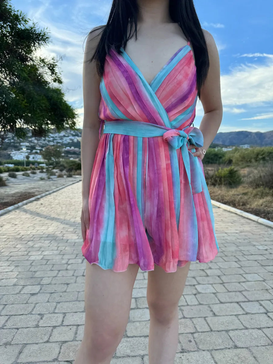 Mono Corto Tricolor 85281 Multicolor Poliéster