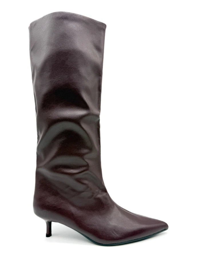 Botas Altas de Tacón Chupete y Punta Afilada