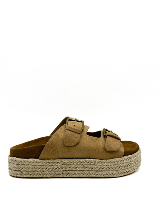 Sandalias Plataforma Yute Corina M4395 Camel