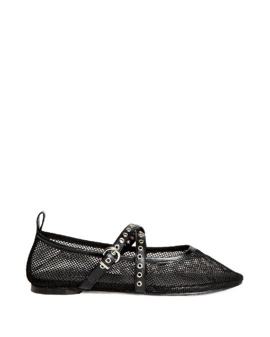 Bailarina Rejilla Corina M5211 Negro