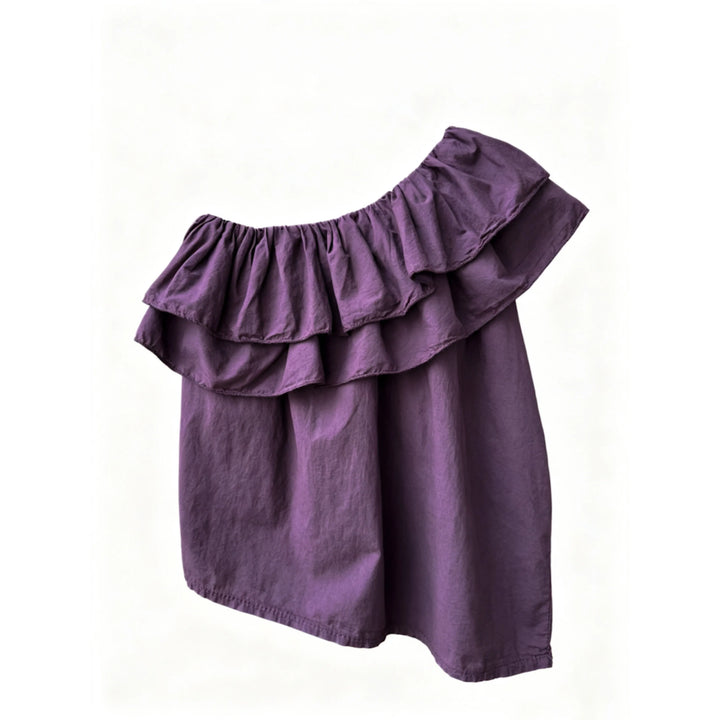 Blusa One Shoulder con Volantes | Elegancia y Estilo