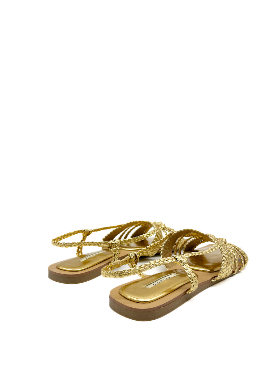 Sandalias Planas  Trenzada Corina M4435