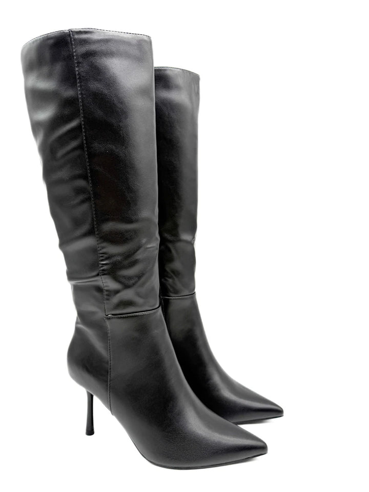 Botas Altas de Tacón de Aguja y Punta Afilada