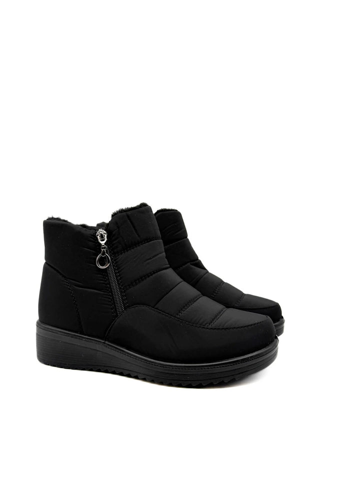 Botines de Nieve Impermeables con Doble Cremallera y Forro Peluche