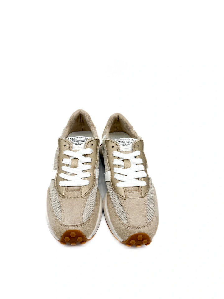 Corina Zapatillas Deportivas Retro con Paneles de Antelina y Malla