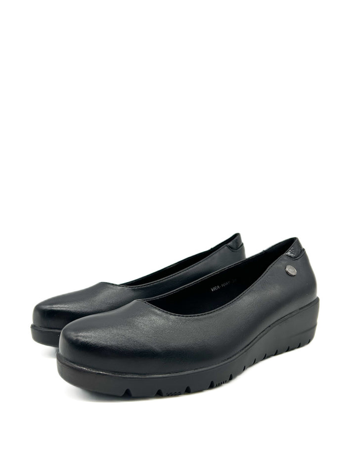 Zapato Cuña Negro Mujer Referencia VRA-1088