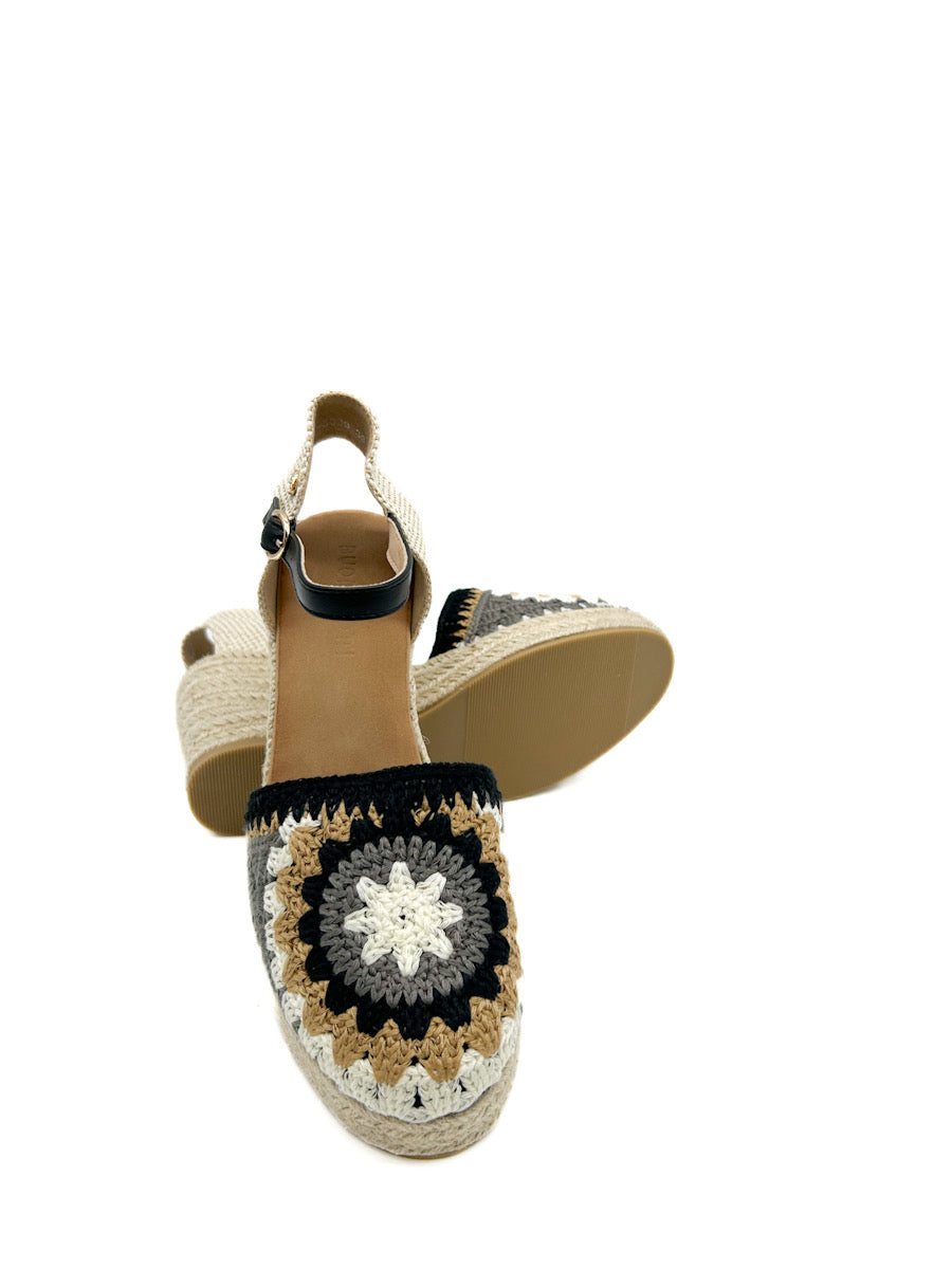 Alpargatas Cuña Crochet CF5039