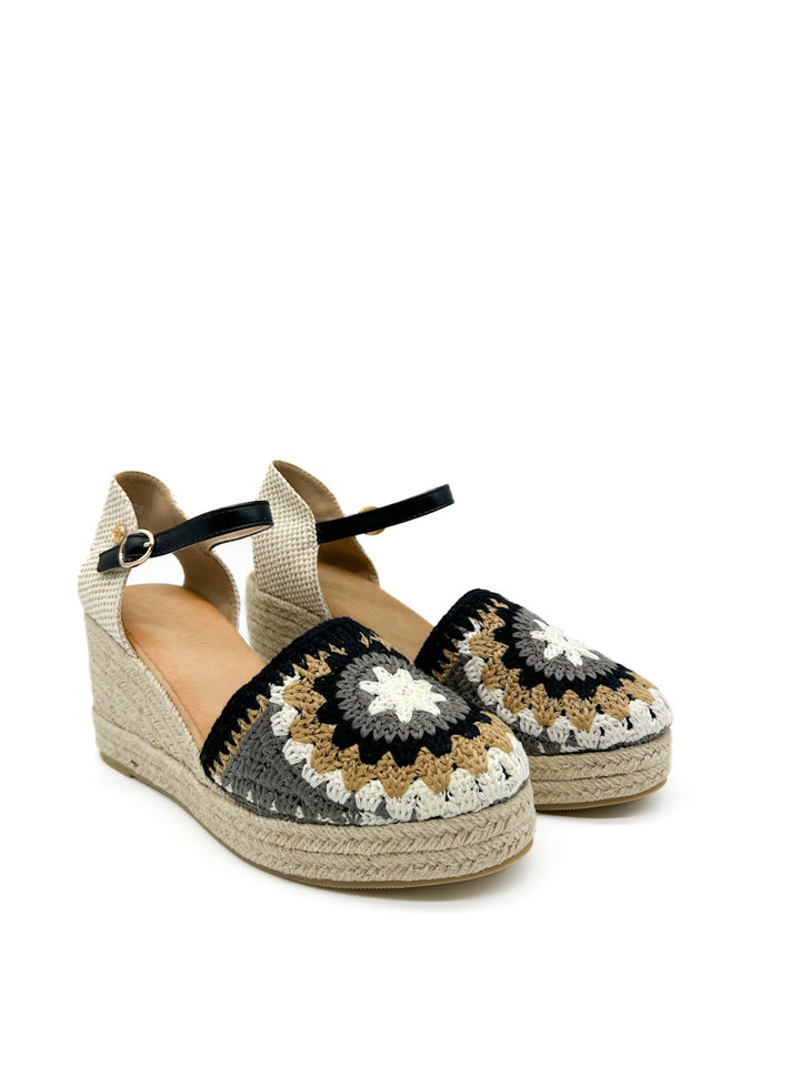 Alpargatas Cuña Crochet CF5039