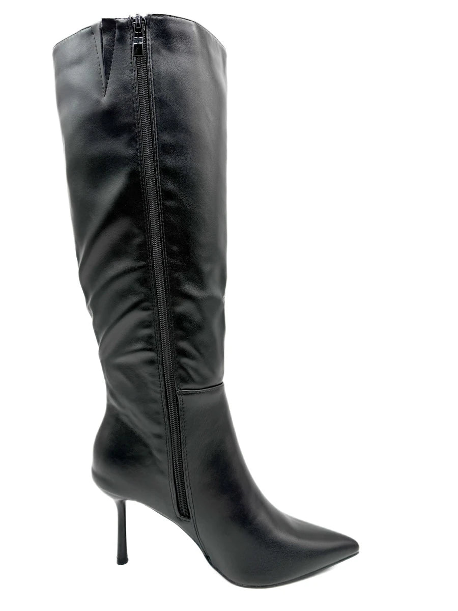Botas Altas de Tacón de Aguja y Punta Afilada