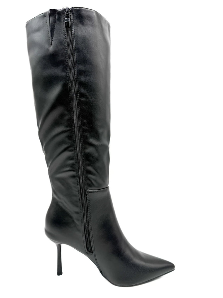Botas Altas de Tacón de Aguja y Punta Afilada
