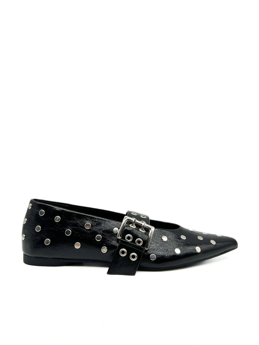 Zapatos Planos Mary Jane con Remaches Corina M5230