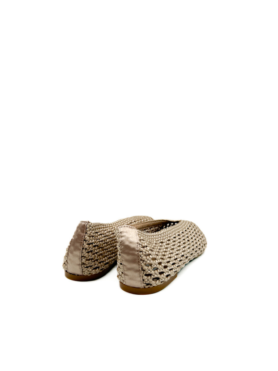 Bailarinas de Crochet Calado Hechas a Mano Artesanales para Mujer