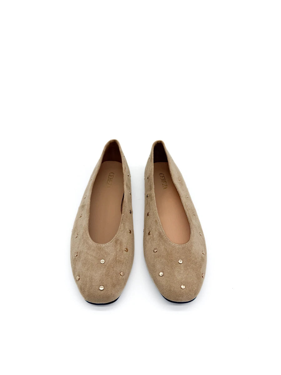 Bailarinas de Antelina con Tachuelas Metálicas.