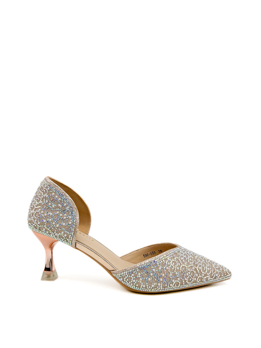 Zapatos de Fiesta Brillante Referencia 588-555 Champán