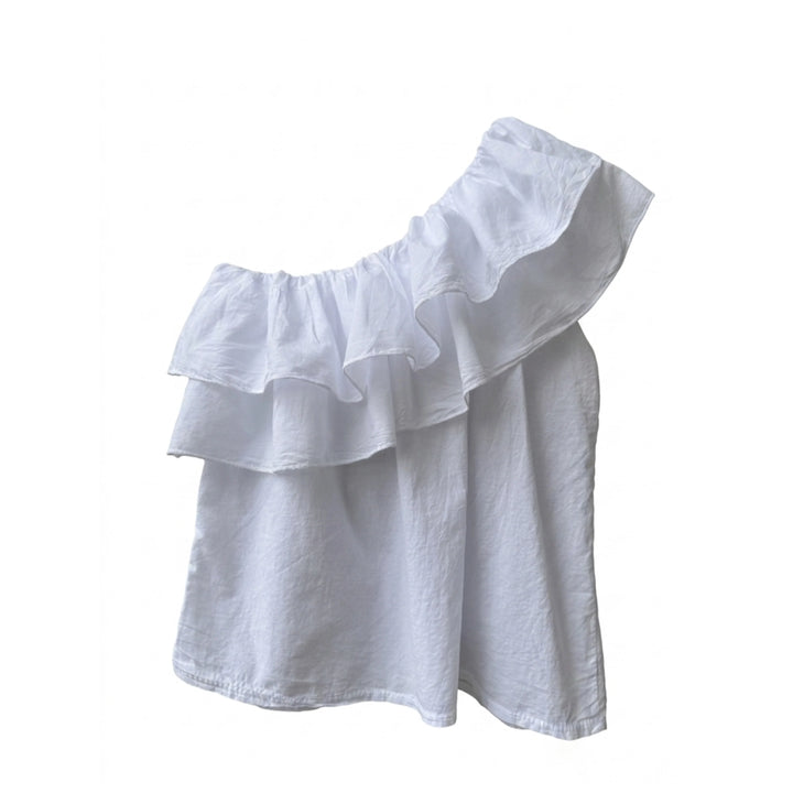 Blusa One Shoulder con Volantes | Elegancia y Estilo