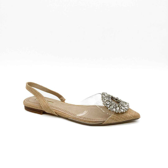 Zapatos de Transparente Y joya para Mujer. Corina M3166 natural