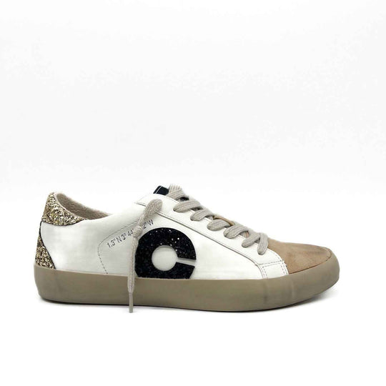 Corina Zapatillas Plana de Mujer Oro-negro