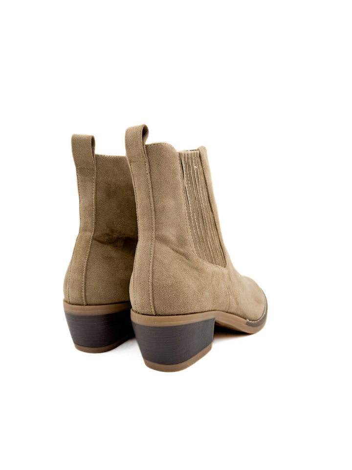 Botín Cowboy de Antelina con Cremallera Lateral. Referencia K5052