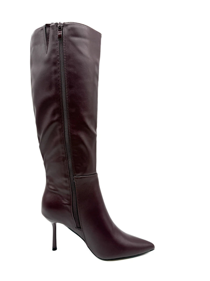 Botas Altas de Tacón de Aguja y Punta Afilada