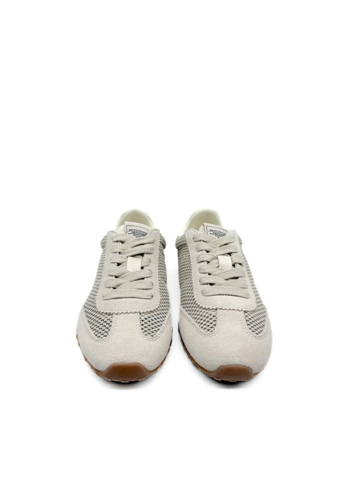 Zapatillas Deportivas Retro en Malla Abierta y Ante con Suela de Tacos