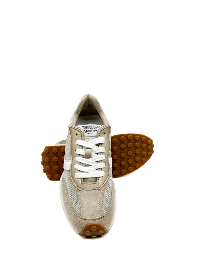 Corina Zapatillas Deportivas Retro con Paneles de Antelina y Malla