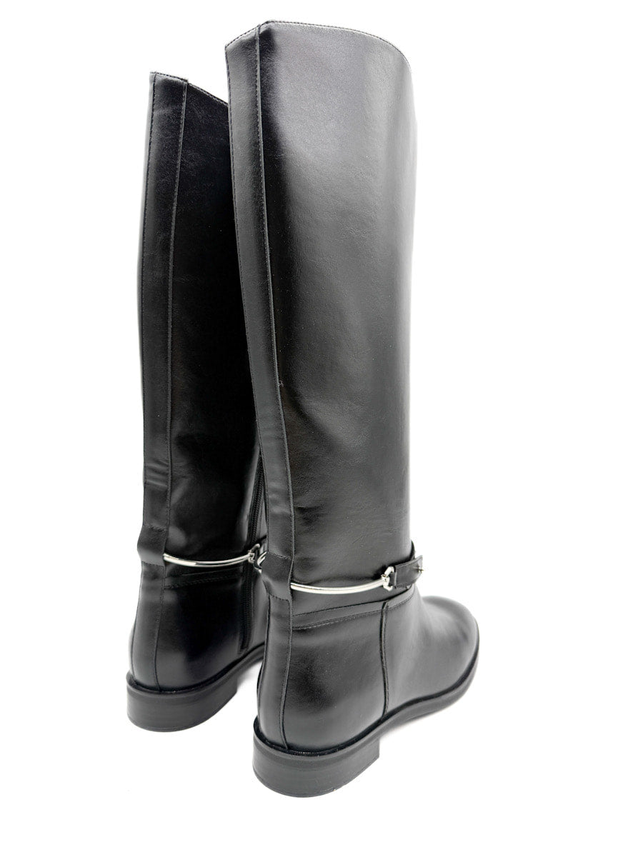 Botas altas con Tira Decorativa de Hebilla Removible Corina M5830