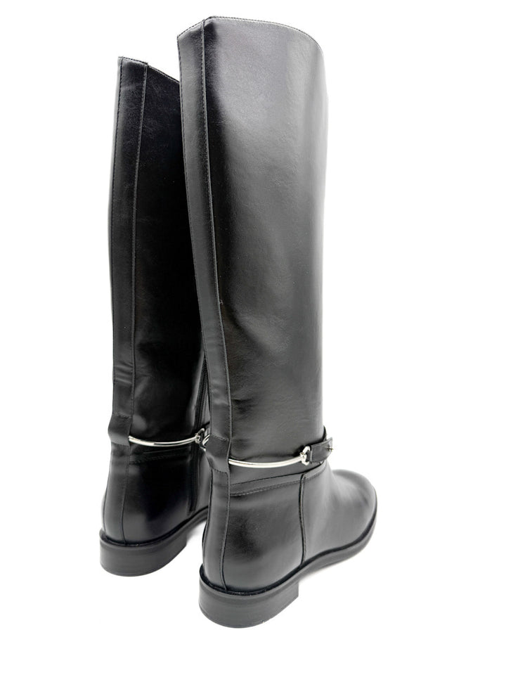 Botas altas con Tira Decorativa de Hebilla Removible Corina M5830