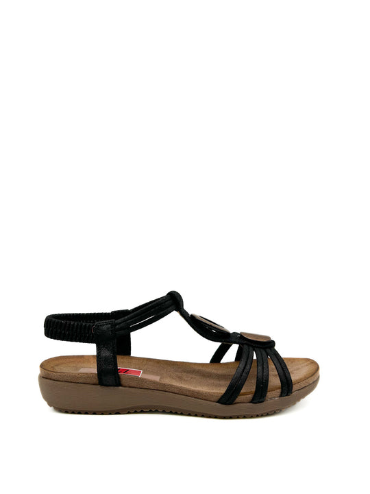 Sandalias Cómodas Mujer Referencia 22k385 Negro