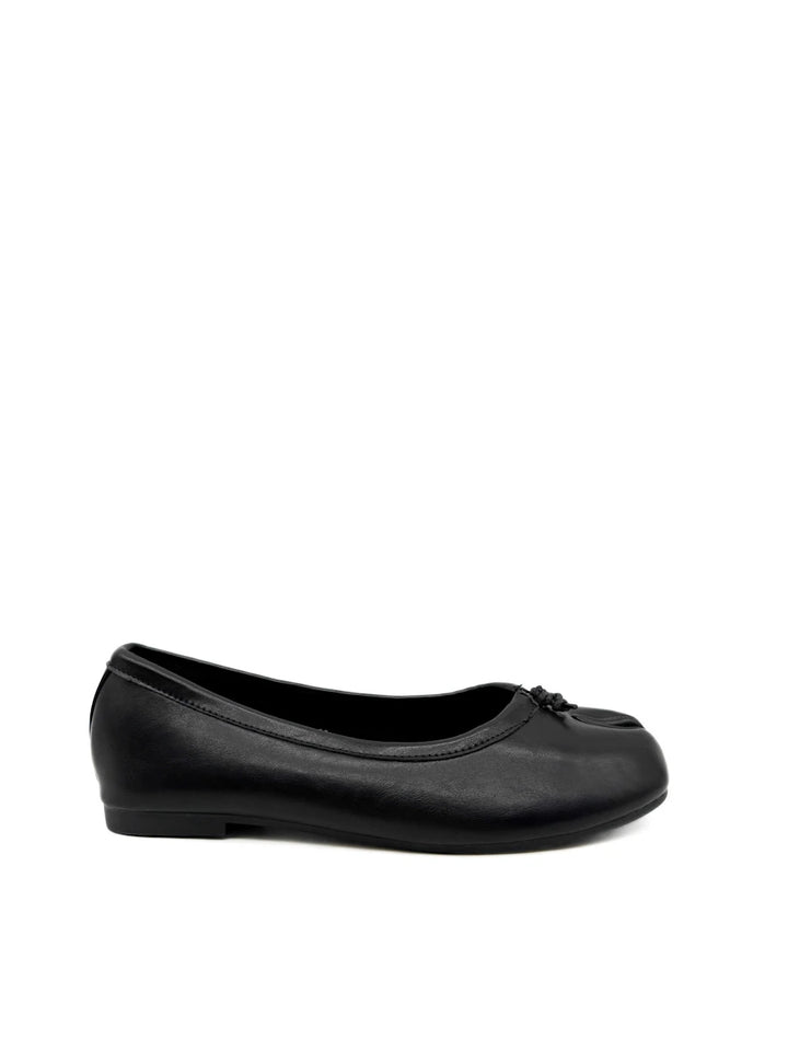 Bailarinas Planas de Puntera Dividida con Lazada