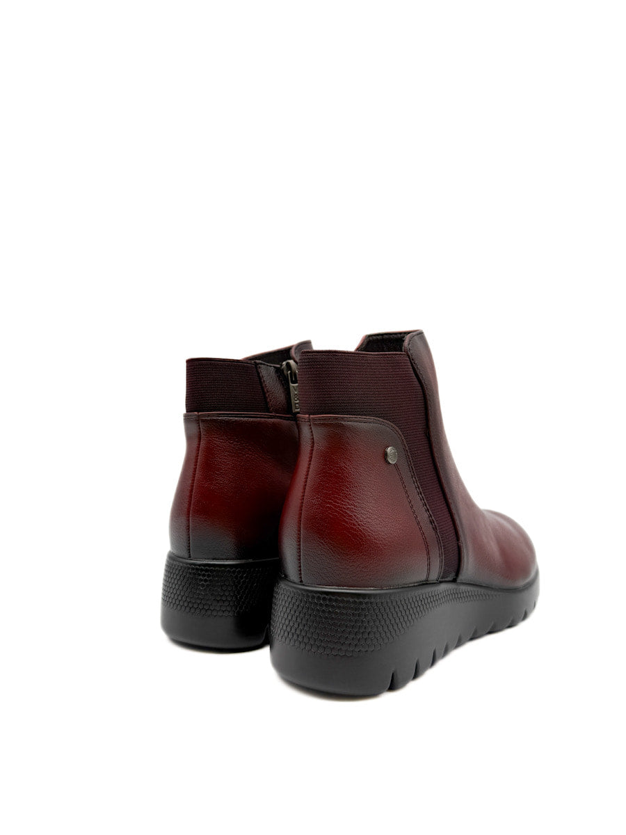 Botines Cuña Baja con Elástico Lateral