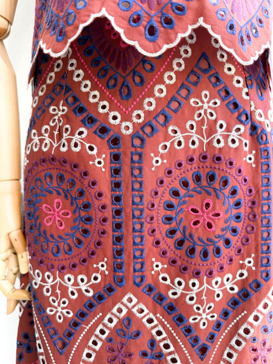 Conjunto de Blusa y Falda Bohemio