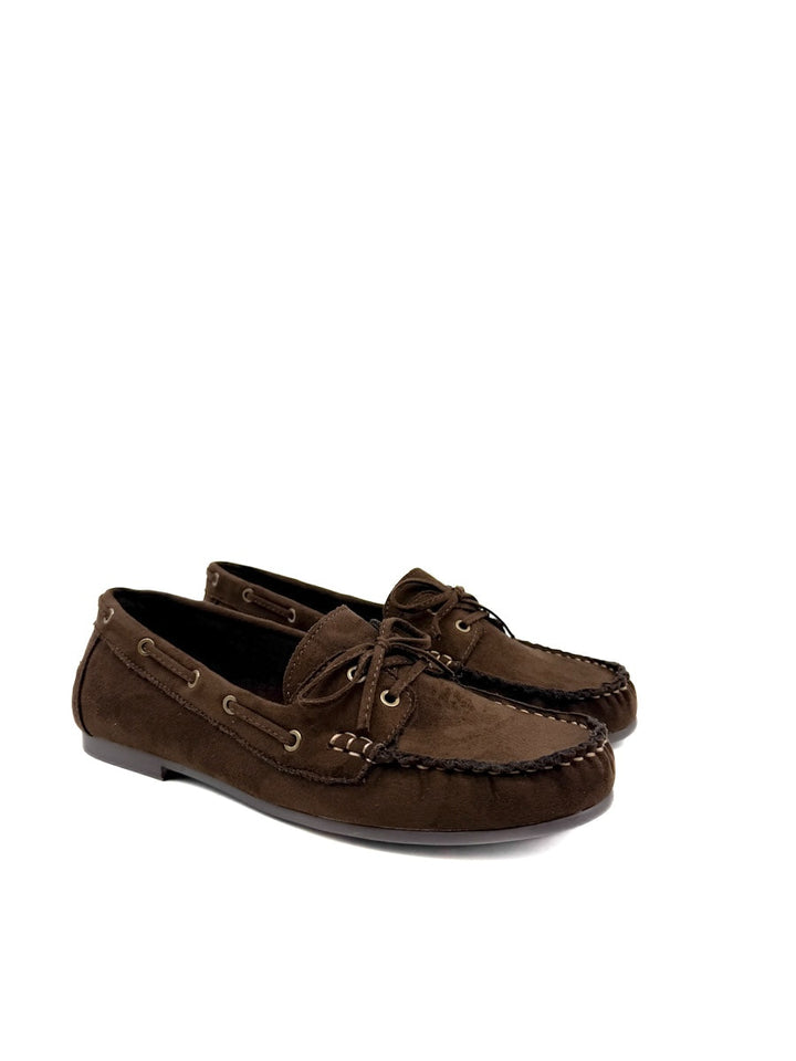Mocasines Clásicos en Antelina Estilo Elegante Corina M5685