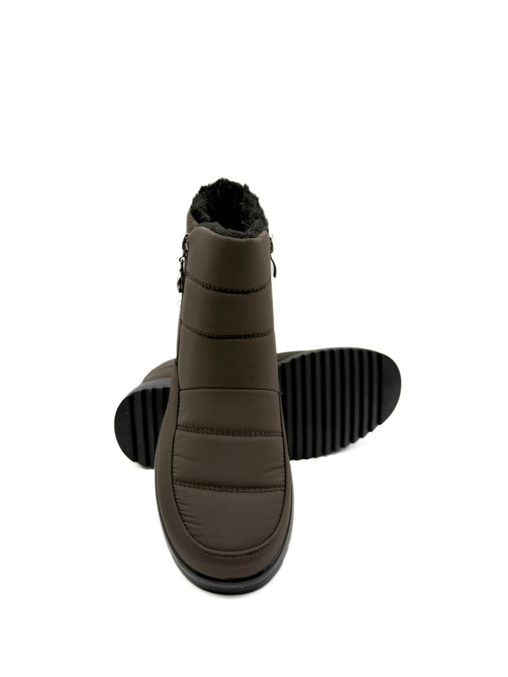 Botines de Nieve Impermeables con Doble Cremallera